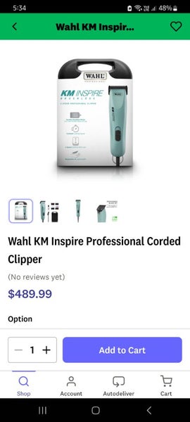 Wahl KM Inspire clippers Carousel 1