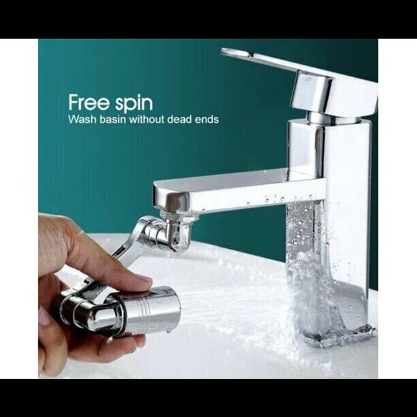 Extension Rotate Robotic Faucet Extender Arm Tap Universal 1080 Swivel Spra Carousel 8