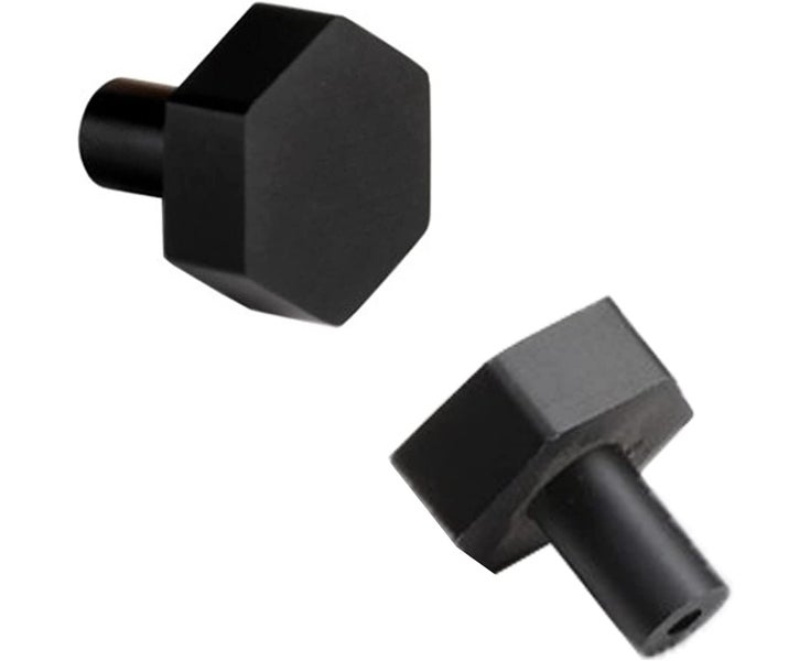 4 Pieces Hexagon Shaped Door Handle, Cupboard Door Knob Cabinet Handle Knob Carousel 2