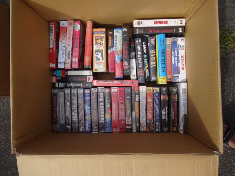 BULK VCR Cassette Tapes Carousel 1