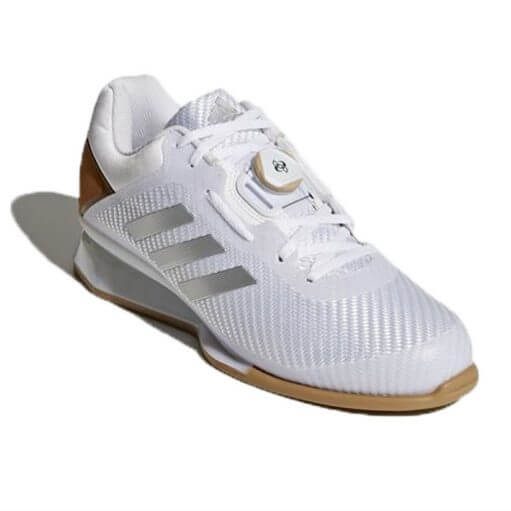 Adidas Leistung 16 II Weightlifting Shoes - White/Silver Metallic Carousel 3