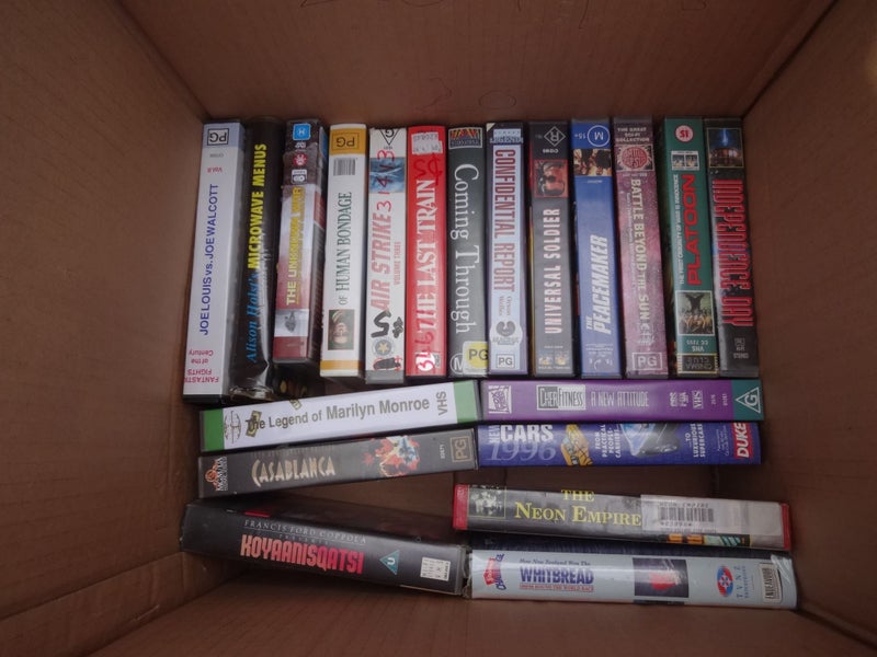 BULK VCR Cassette Tapes Carousel 1