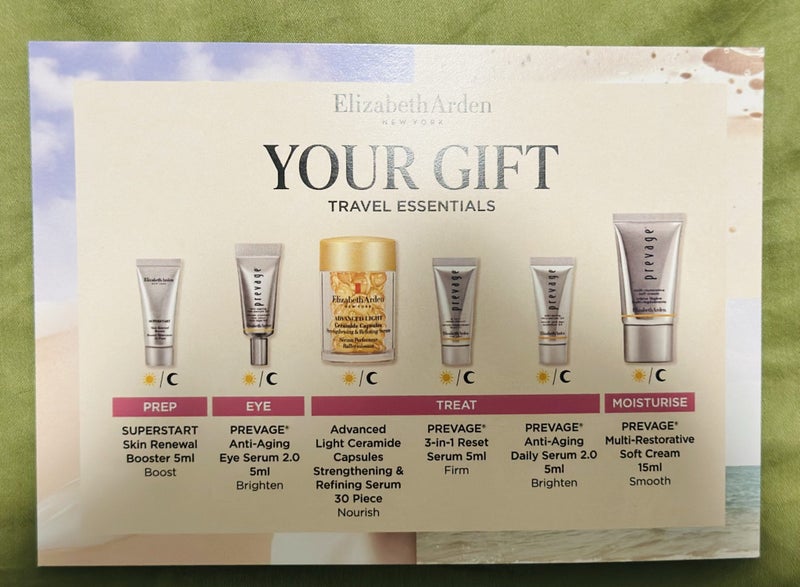 New Elizabeth Arden capsules skincare set Carousel 2