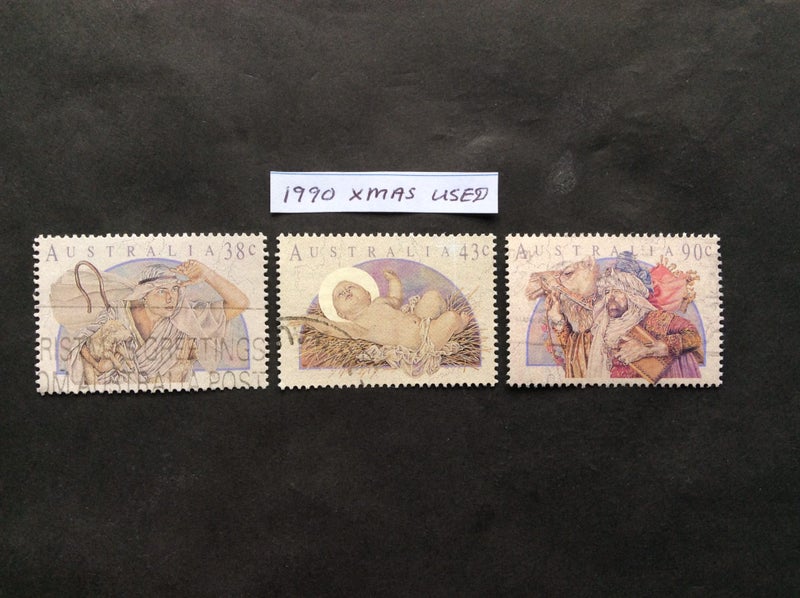 Australia 1991 & 92 Christmas (6) Used CV$7.30 Carousel 1