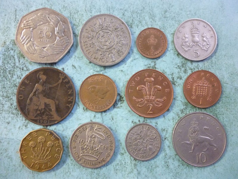 MIXED ENGLAND COINS Carousel 1