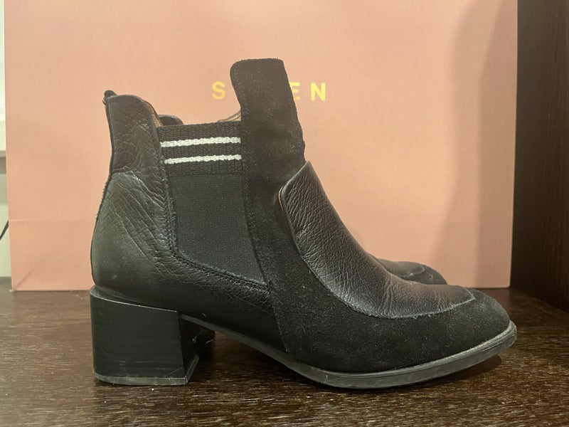 HISPANITAS Black Chelsea Boots Size 42 Carousel 1