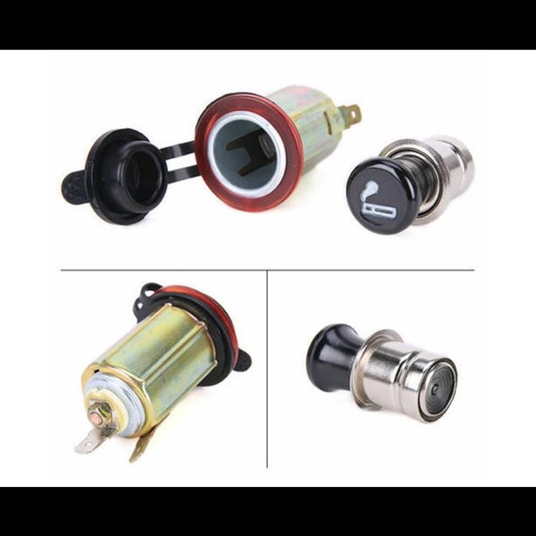 12V-24V Car Dual Lighter Plug Socket+Dual USB Port Charger+Voltmeter Carousel 6