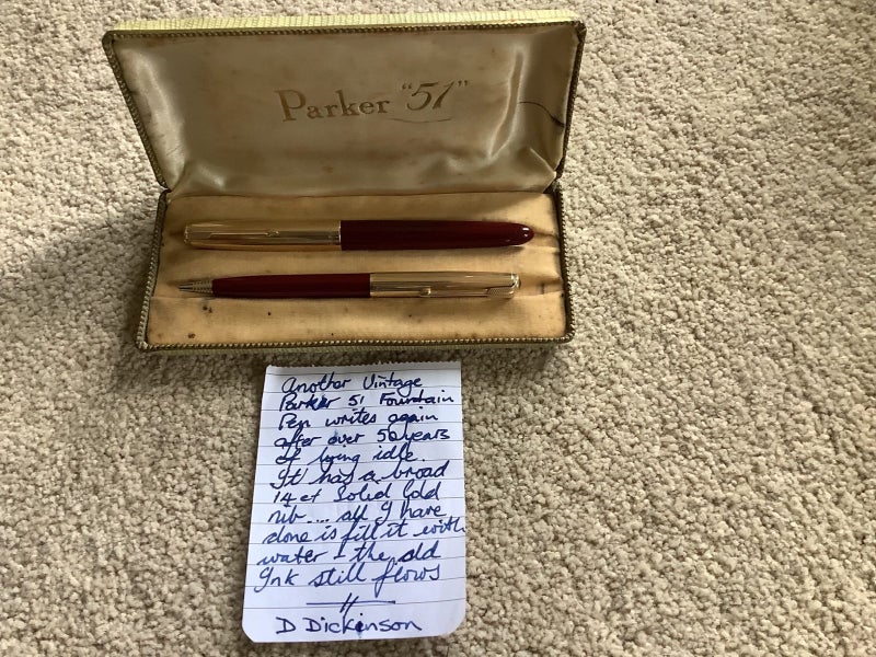 Parker 51 Pen and Pencil Set c 1955 Carousel 6