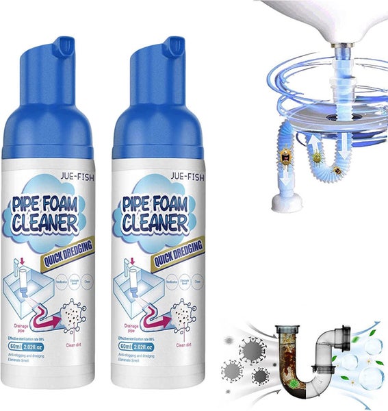 Drain Pipe Foam Cleaner 2pcs Carousel 2