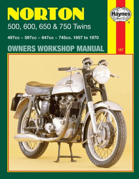 Norton 500, 600, 650 & 750 Twins (57 - 70) Haynes Repair Manual by Haynes Publis Carousel 1