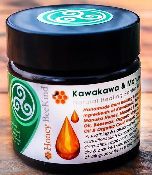 Kawakawa and UMF 15+ Manuka Honey Skin Balm (Bee Kind) Carousel 1