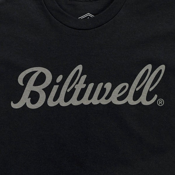 BILTWELL T-SHIRT [SCRIPT GREY BLACK] Carousel 2