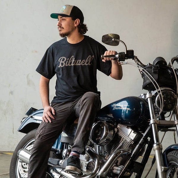 BILTWELL T-SHIRT [SCRIPT GREY BLACK] Carousel 7