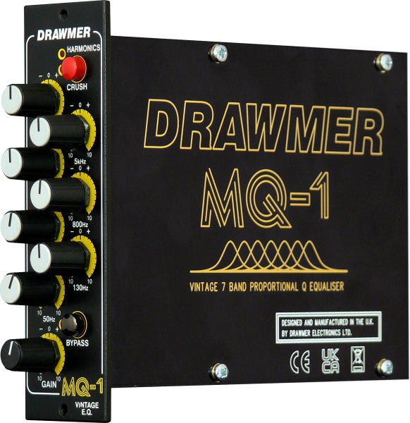 Drawmer MQ1 500 Series Mono 7 Band EQ with Cush Carousel 3