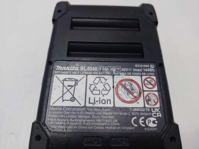 Makita 40V 4AH Lithium-Ion Battery Carousel 5
