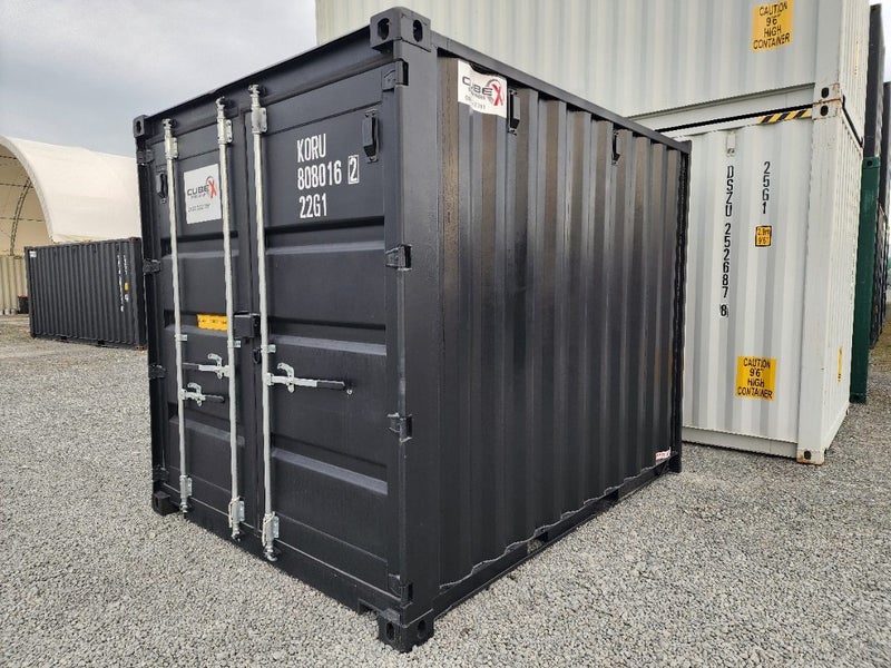 10ft Black shipping container - (In Cromwell) Carousel 2