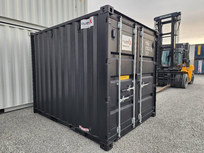 10ft Black shipping container - (In Cromwell) Carousel 1