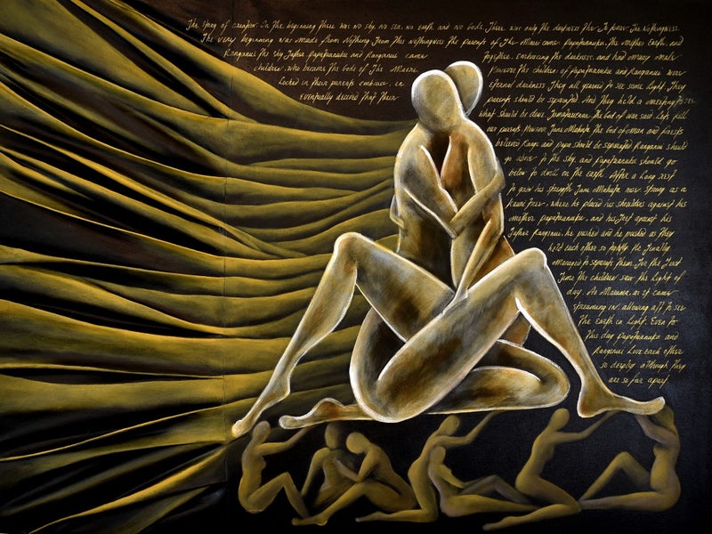 TITLE: THE MAORI LEGEND OF CREATION - CONTAINS 3D CANVAS - EXTRA LARGE Carousel 1