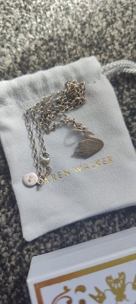 Karen Walker swan necklace Carousel 1