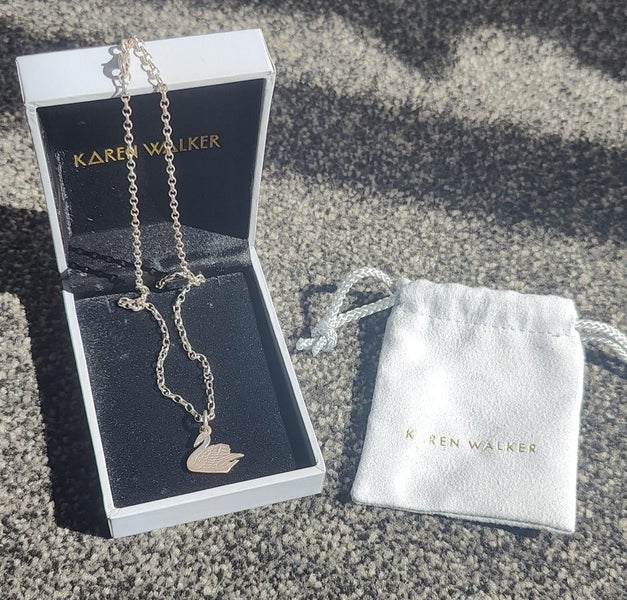 Karen Walker swan necklace Carousel 7