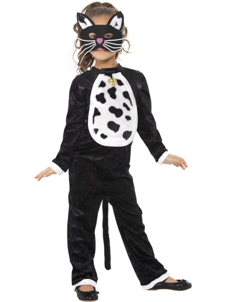 Cat Costume, Black with Bodysuit Assorted Sizes Carousel 1