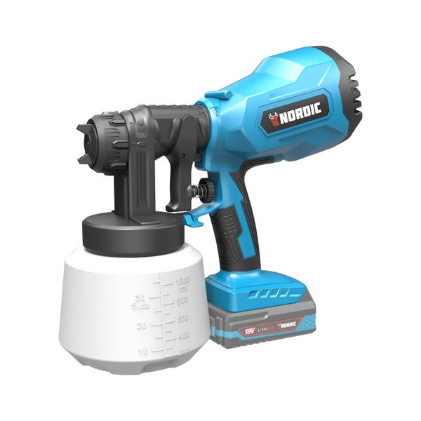 Cordless Paint Spray Gun 18v Li-ion SKIN Carousel 1