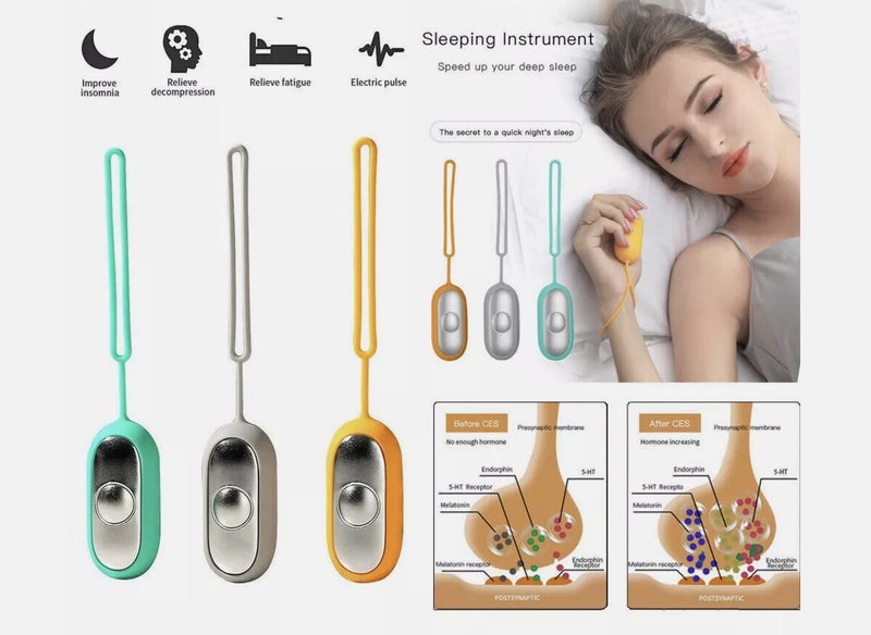 The Chill Pill Device Hand Held Ergonomic Sleep Aid Machine Improve Sleep Relief Carousel 1