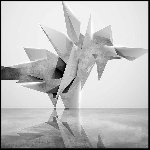 GEOMETRIC ORIGAMI - DIGITAL ART ARTIKONZ ABSTRACT - SIZE 80 X 80 CM - CF088 Carousel 1