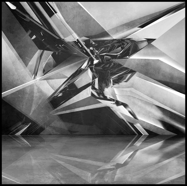GEOMETRIC PRISM - DIGITAL ART - ARTIKONZ ABSTRACT - SIZE 80 X 80 CM - CF077 Carousel 1