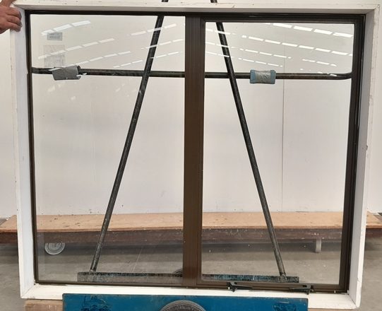Brown Aluminium Awning Window H1200 x W1400 DR13386 Carousel 2