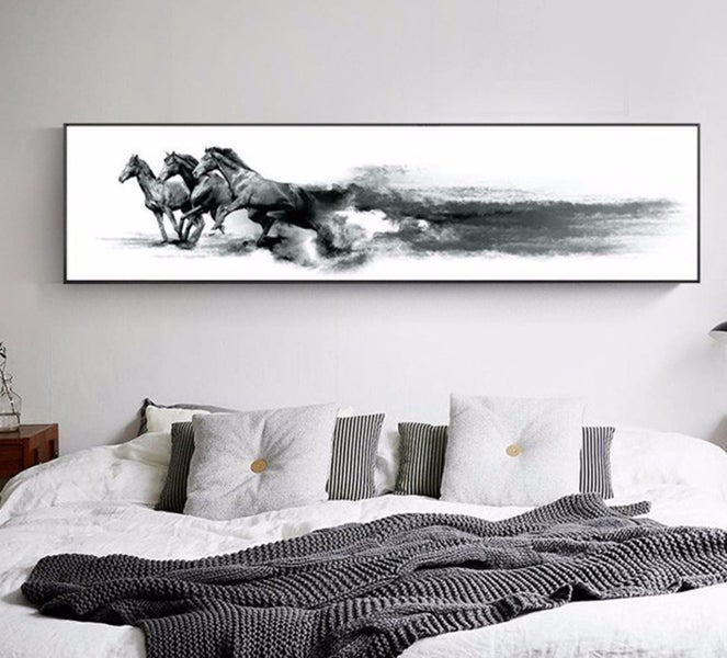 BLAZING HORSES - DIGITAL ART - ARTIKONZ ANIMAL - SIZE 40 x 160 cm - CF380 Carousel 4
