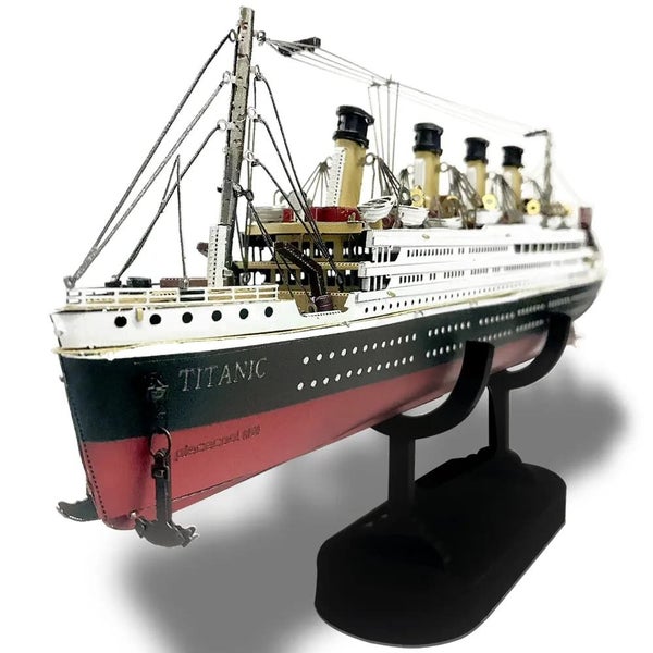 3D Metal Puzzles Gifts For Adults Titanic Ship Model 226Pcs Cruise Jigsaw Toy... Carousel 1