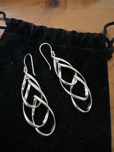 Earrings x2 new and used sterling silver Carousel 1