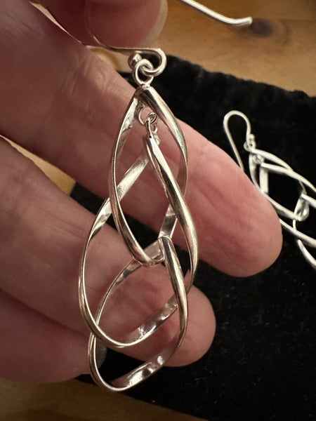 Earrings x2 new and used sterling silver Carousel 2