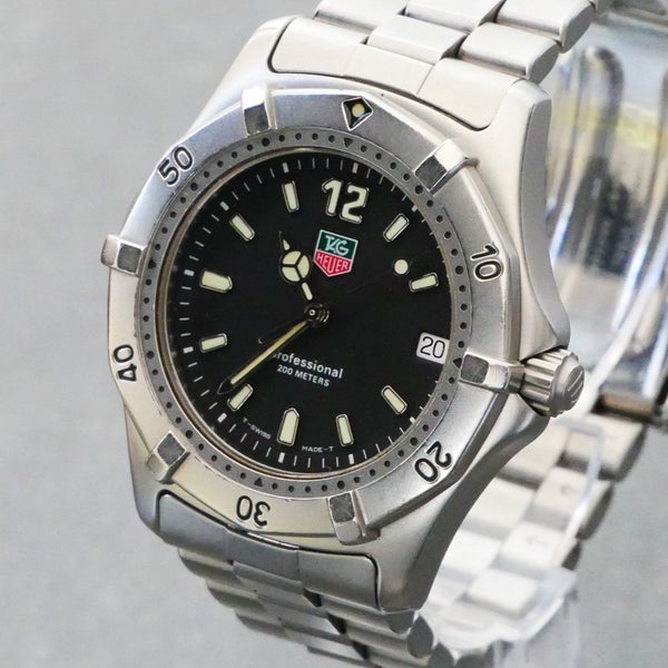 Tag Heuer 2000 Professional, Black dial, Quartz, 38mm, model WK1110 Carousel 1