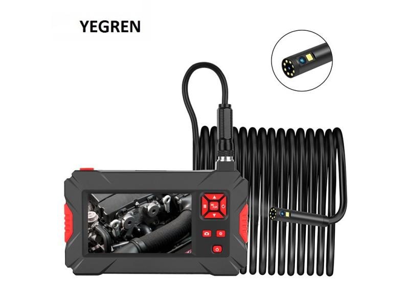 Waterproof Endoscope Camera 1080P Dual Camera 4.3" Screen Industrial Camera 8 Carousel 1