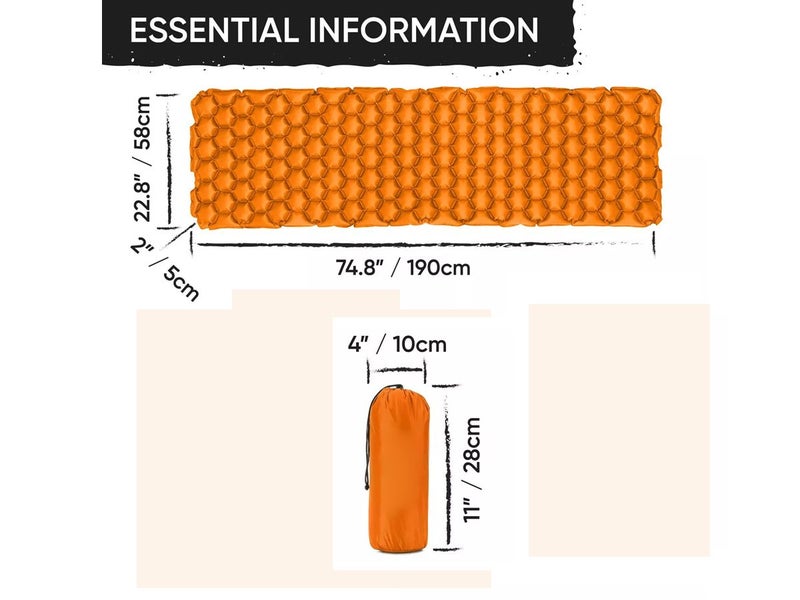 PTN New Air Mattress for Camping Hiking Trekking Sale Sale Carousel 11