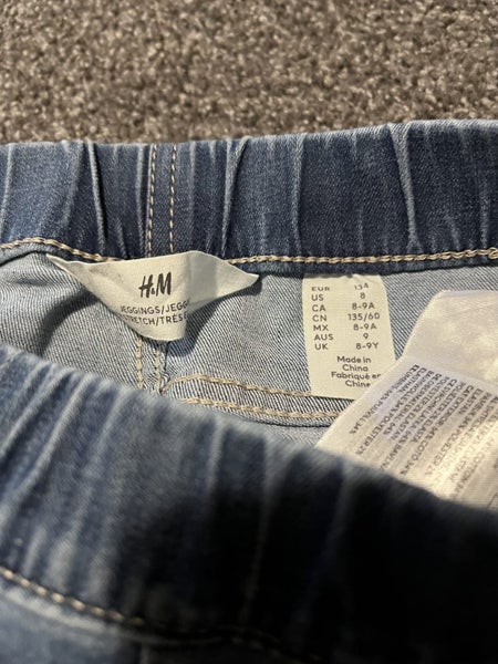 2 X H& M GIRLS JEGGINGS GOOD CONDITION Carousel 2