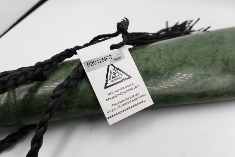 New Zealand Greenstone Mere 350 mm with Base - WG35M Carousel 13
