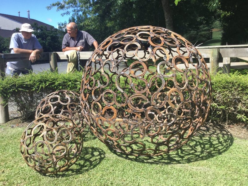 HORSESHOE BALL - STRIKING PIECE - ONE AND A HALF METRES HIGH Carousel 2