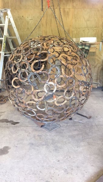 HORSESHOE BALL - STRIKING PIECE - ONE AND A HALF METRES HIGH Carousel 5