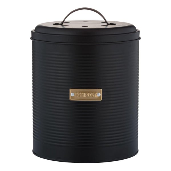 Typhoon Otto Compost Caddy (Black) - 2.5 Litre Carousel 1