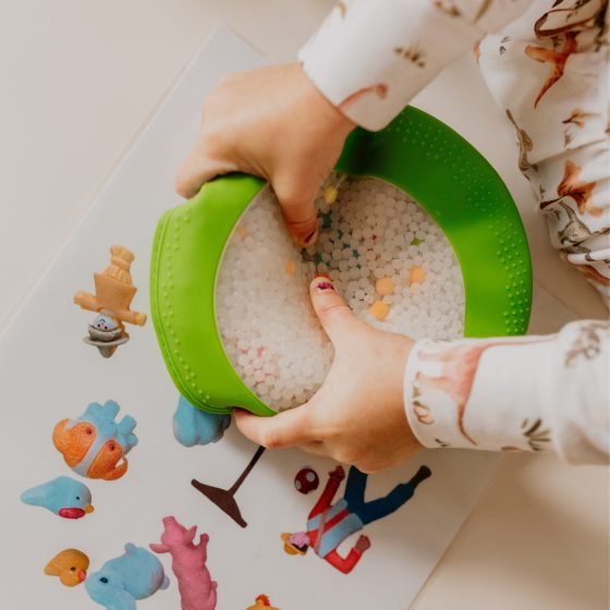 Peekaboo Sensory Bag - Farm Green Carousel 1