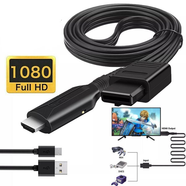 N64 To HDMI Converter Adapter 1080P HD Cable For Nintendo Gamecube NES SNES Carousel 1