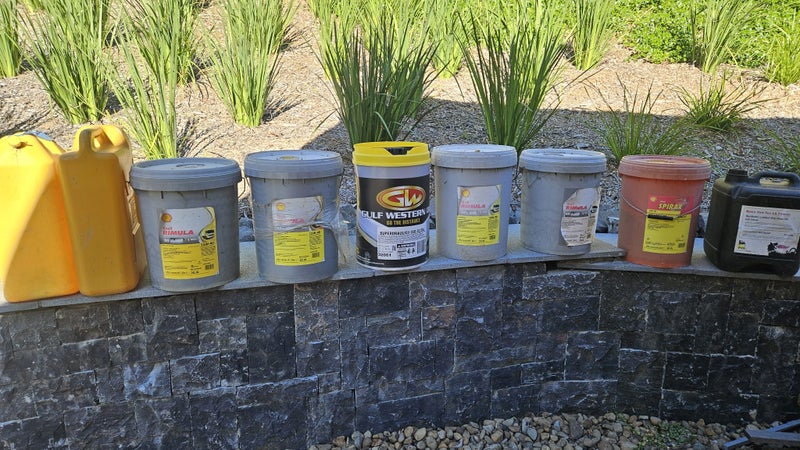 Assortment of Unused Diesel oils+Lubricants Carousel 1