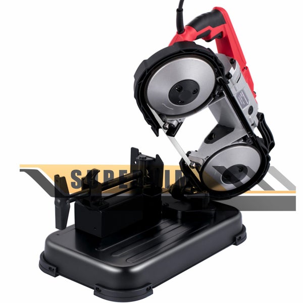 127mm Portable Band Saw Cold Cut Metal Cut Chop Bandsaw Steel Hand Drop Carousel 12