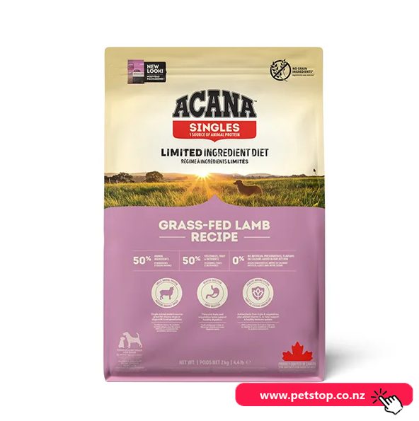 [Pre-Order] Acana Singles GrassFed Lamb Dog Food 2kg Carousel 1