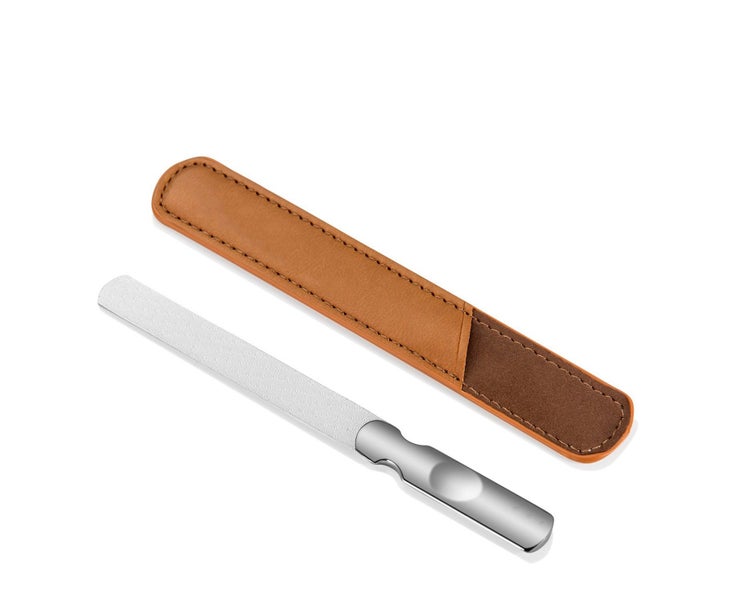 2pcs Stainless Steel Nail Polishing File (Long Section+ Long Leather Case)Sta Carousel 1