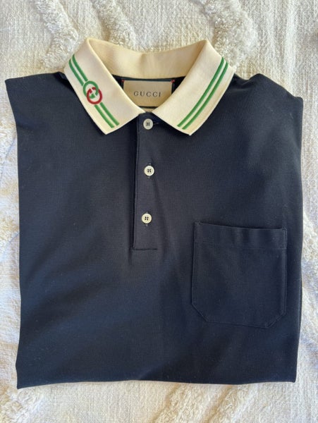 Gucci Cotton Piquet Polo with Interlocking G Carousel 2