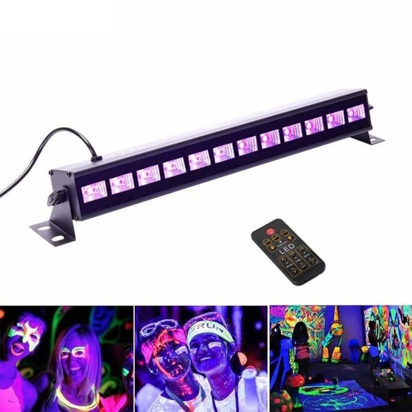 36w Uv Stage Black Light Led Bar Remote Control Dmx Stage Lighting Effect Carousel 1